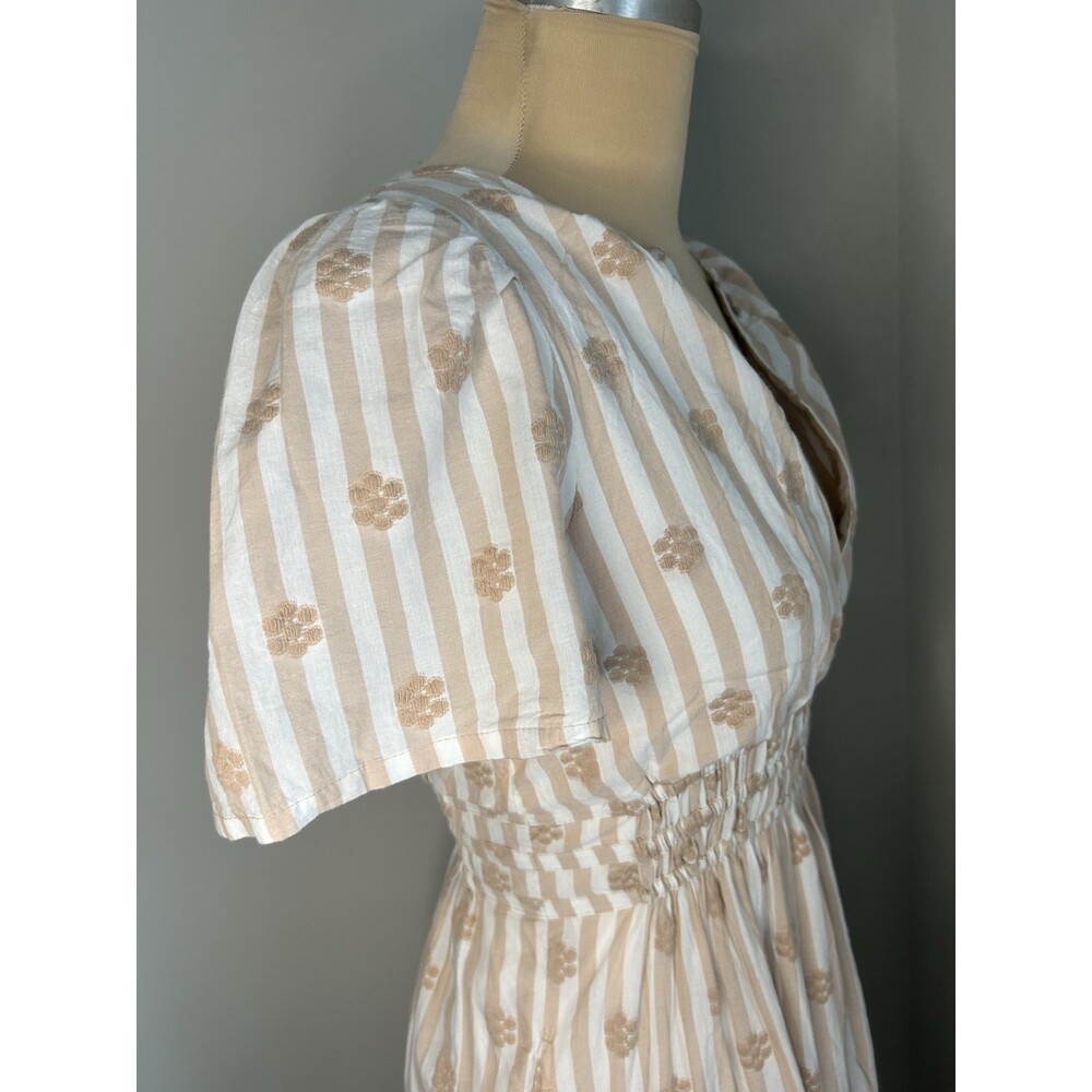 Anthropology Cream And Tam Floral Maxi Dress Cottagecore Prairie XS - Picture 8 of 8